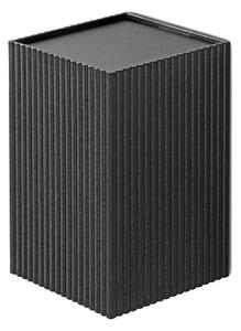 Aplică FARO 40535 SOLE 1xGU10/8W/230V negru canelat dreptunghiular