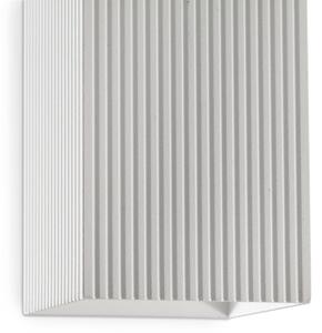 Aplică FARO 40565 SOLE 2xGU10/8W/230V alb canelat dreptunghiular