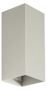 Aplică FARO 40567 SOLE 2xGU10/8W/230V gri canelat dreptunghiular