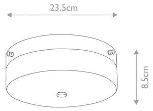 Plafonieră LED pentru baie Elstead TAMAR-F-M-PG TAMAR 1xGX53/5,7W/230V IP44