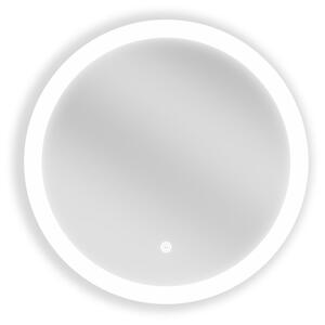 Oglindă de baie rotundă cu iluminare din spate LED Mexen Oro 50cm 6000K Pad de încălzire anti-aburire 9824-050-050-611-00