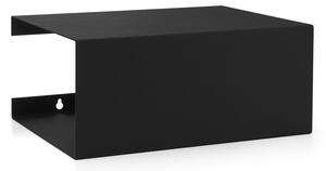 Raft negru etajat din oțel 35 cm – ReCollector
