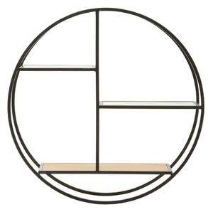Raft negru/în culoare naturală etajat din metal 61 cm Mataram – Premier Housewares