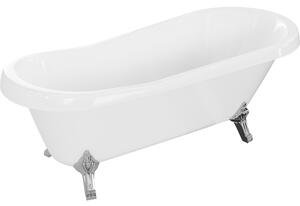 Mexen Retro, cadă de sine stătătoare 170 x 75 cm, alb, picioare cromate, 53251707500-00