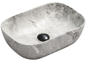 Mexen Rita chiuvetă de blat 45 x 32 cm, piatră gri - 21084598