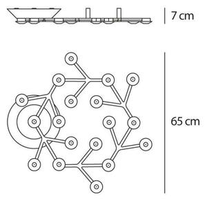Plafonieră LED dimabilă Artemide 1594050APP NET LED/43W/230V 3000K