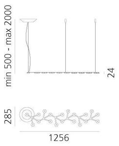 Lustră LED dimabilă pe cablu Artemide 1578050APP NET LED/45W/230V 3000K