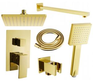 Set de duș ascuns Mexen Uno DR45, auriu, 71435DR45-50