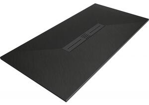 Mexen Toro, cadă de duș dreptunghiulară SMC 200 x 90 cm, negru, capac negru, 43709020-B