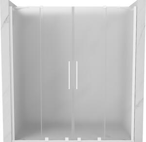 Mexen Velar Duo, usa de dus culisanta pentru deschidere 170 cm, sticla mat 8 mm, alb mat, 871-170-000-32-20