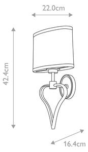 Aplică LED pentru baie Elstead BATH-FALMOUTH-PC FALMOUTH 1xG9/3W/230V+LED/1W IP44