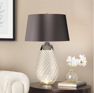 Lampă LED de masă Elstead LENA-TL-L-SMOKE LENA 1xE27/40W/230V 74 cm gri