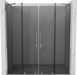 Mexen Velar Duo, usa de dus culisanta pentru deschidere 170 cm, sticla gri 8 mm, crom, 871-170-000-42-01