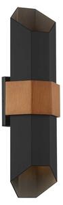 Corp LED de iluminat de exterior Quoizel QZ-CHASM-L-BKW CHASM 2xLED/9,5W/230V IP44