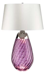 Lampă LED de masă Elstead LENA-TL-L-PLUM-OWSS LENA 1xE27/40W/230V 74 cm roz/alb