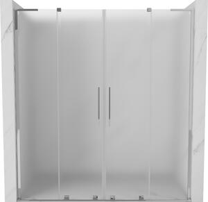 Mexen Velar L Duo, usa de dus culisanta pentru deschidere 170 cm, sticla mat 8 mm, crom, 871-170-003-32-01