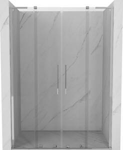 Mexen Velar L Duo, usa de dus glisant pentru deschidere 150 cm, sticla transparenta 8 mm, crom, 871-150-003-02-01