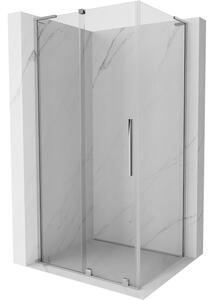 Mexen Velar L, cabină de duș cu ușă glisantă 120 x 80 cm, sticlă transparentă de 8 mm, crom, 871-120-080-03-01