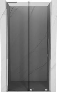 Mexen Velar L, usa de dus culisanta pentru deschidere 100 cm, sticla gri 8 mm, crom, 871-100-003-41-01