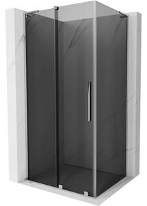 Mexen Velar L, cabină de duș cu ușă glisantă 120 x 85 cm, sticlă gri 8 mm, crom, 871-120-085-43-01
