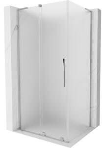 Mexen Velar L, cabină de duș cu ușă glisantă 100 x 110 cm, sticlă mată 8 mm, crom, 871-100-110-33-01