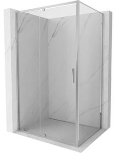 Mexen Exo, cabina de dus cu usa batanta 120 x 80 cm, sticla transparenta 6 mm, profil cromat, 819-120-080-01-00
