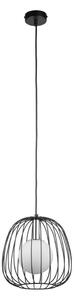 Lustră pe cablu BELL 1xG9/12W/230V d. 24 cm negru/crom lucios