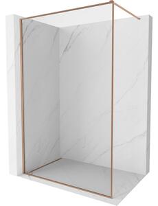 Mexen Kioto-F, paravan de dus cu rama 180 x 202 cm, sticla transparenta 8 mm, profil cupru mat, 800-180-104-65-00