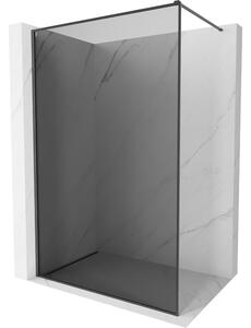 Mexen Kioto-XF, paravan de dus cu cadru 140 x 202 cm, sticla gri 10mm, profil grafit, 800-140-104-66-40-X