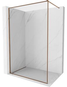 Mexen Kioto-F, paravan de dus cu rama 160 x 202 cm, sticla transparenta 8 mm, profil auriu roz, 800-160-104-60-00