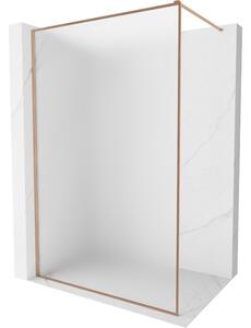 Mexen, Perete de duș Mexen Kioto-XF cu ramă 60 x 202 cm, mat 10 mm, cupru periat - 800-060-104-65-30-X