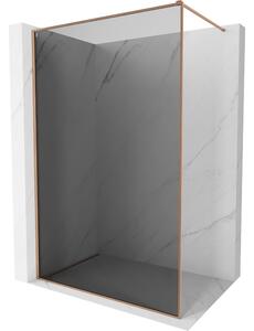 Mexen, Perete de duș Mexen Kioto-XF cu ramă 160 x 202 cm, grafit 10 mm, cupru periat - 800-160-104-65-40-X