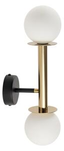 Lampă de perete DAISY 2xG9/12W/230V auriu/negru/alb