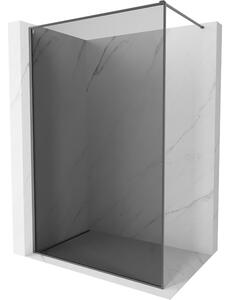 Mexen Kioto-XF, paravan de dus cu cadru 160 x 202 cm, sticla gri 10mm, profil grafit, 800-160-104-95-40-X
