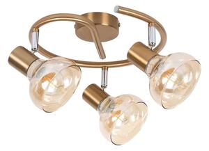 Rabalux 5549 - Lampă spot HOLLY 3xE14/40W/230V auriu