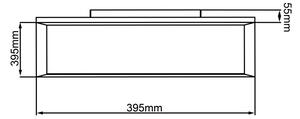 Plafonieră LED RGBW dimabilă Brilliant ALLIE LED/24W/230V 2700-6500K + telecomandă