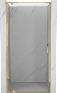 Mexen Exo, ușă de duș cu balamale 60 cm, sticlă transparentă, auriu, 8181-060-000-50-00