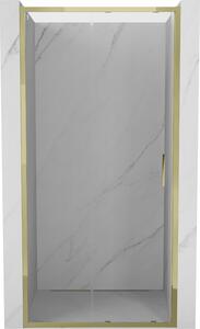 Mexen Exo, ușă glisantă de duș 95 cm, sticlă transparentă, auriu, 8151-095-000-50-00