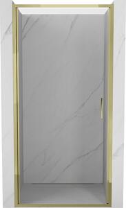 Mexen Exo, ușă de duș cu balamale 60 cm, sticlă transparentă, auriu, 817-060-000-50-00