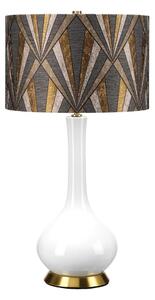 Lampă de masă Elstead MILO-AB-TL-VOGPB MILO 1xE27/60W/230V gri/auriu