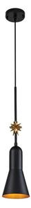 Lustră pe cablu Elstead ETOILE-P-S-MB ETOILE 1xE27/60W/230V d. 13,3 cm negru