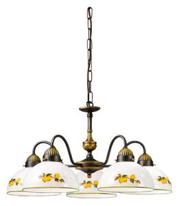 Lustră pe lanț Kolarz 731.85.126 NONNA 5xE27/75W/230V lămâi
