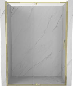 Mexen Exo, ușă de duș cu balamale 155 cm, sticlă transparentă, auriu, 819-155-000-50-00