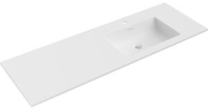 Mexen Otis, lavoar încorporat 141 x 46,5 cm, dreapta, alb mat, 25181401P