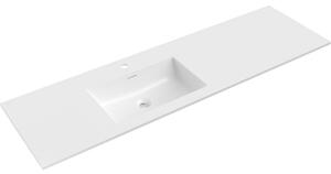Lavoar încorporat Mexen Otis, 161 x 46,5 cm, stânga, alb lucios, 25181600L