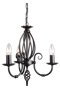 Lustră pe lanț Elstead ART3-BLACK ARTISAN 3xE14/60W/230V