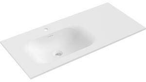 Mexen Vela, lavoar încorporat 101 x 46,5 cm, stânga, alb mat, 25231001L