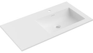 Mexen Otis, lavoar încorporat 91 x 46,5 cm, dreapta, alb mat, 25189001P