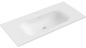 Mexen Vela, lavoar încorporat 101 x 46,5 cm, alb mat, 25231001