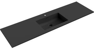 Lavoar încorporat Mexen Otis 161 x 46,5 cm, negru mat, 25181671